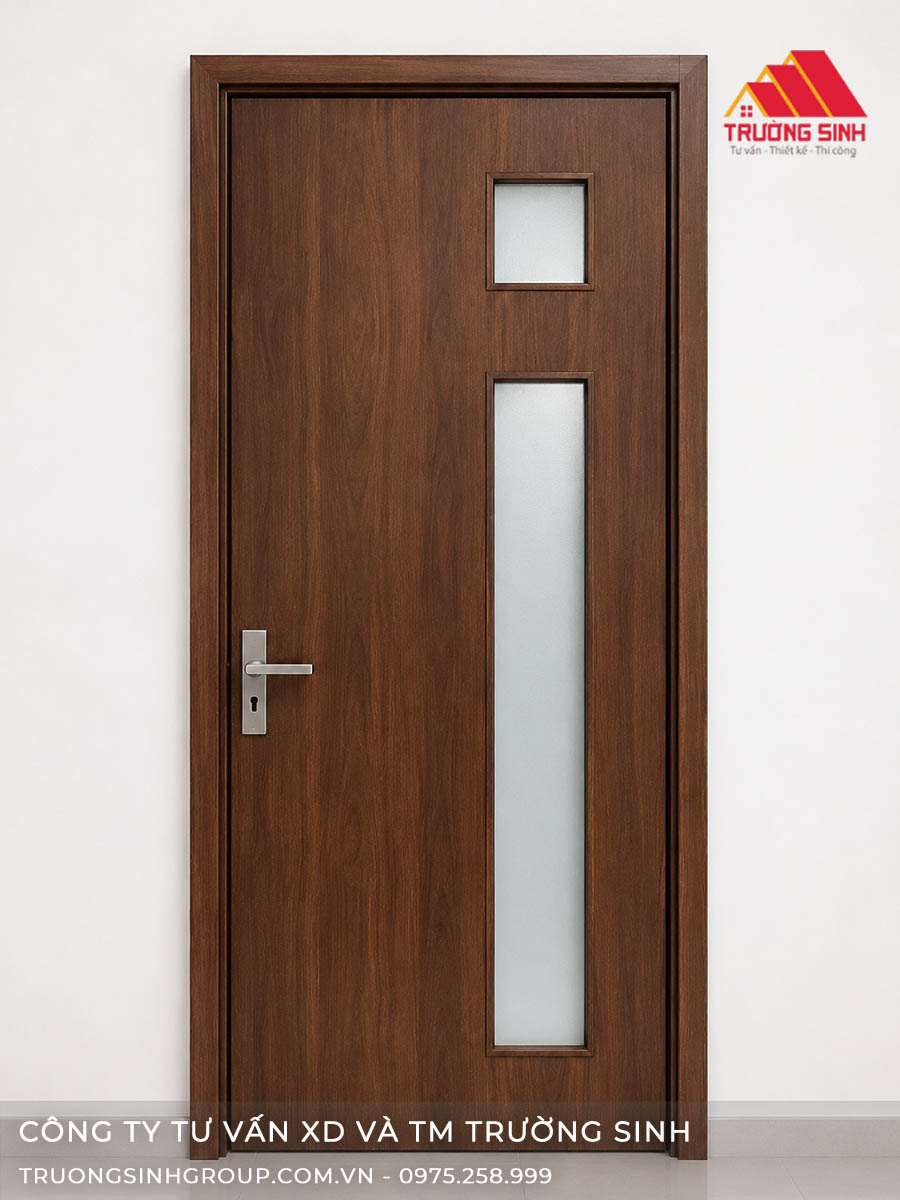Mẫu cửa nhựa Composite dành cho nhà vệ sinh